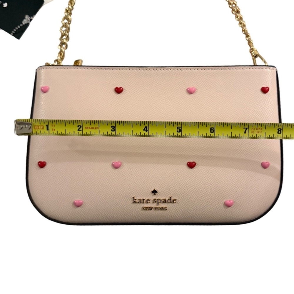 Kate Spade New York Heart Pochette Pink Bag - Picture 8 of 10